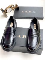 Black Zara Penny Loafers - Image 2