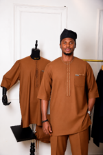 Boutique Brown Traditional Fashion Portrait