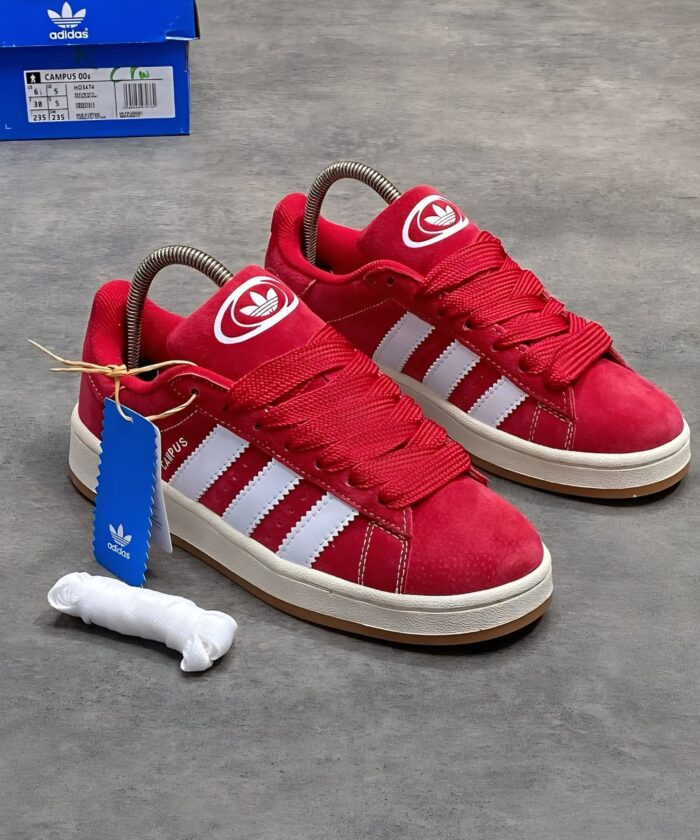 Campus 00s Better Scarlet Cloud White Off White Sneakers