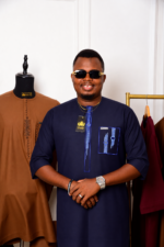 Crisp OdogwuVibes Navy Lookbook Portrait