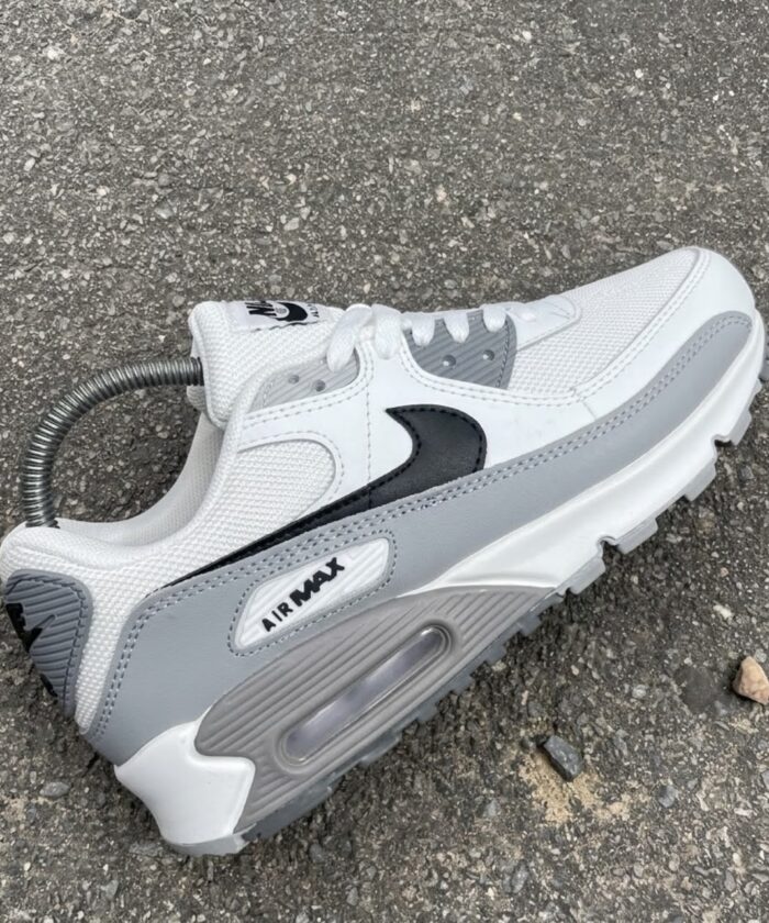 Essential White Black Wolf Grey Sneakers