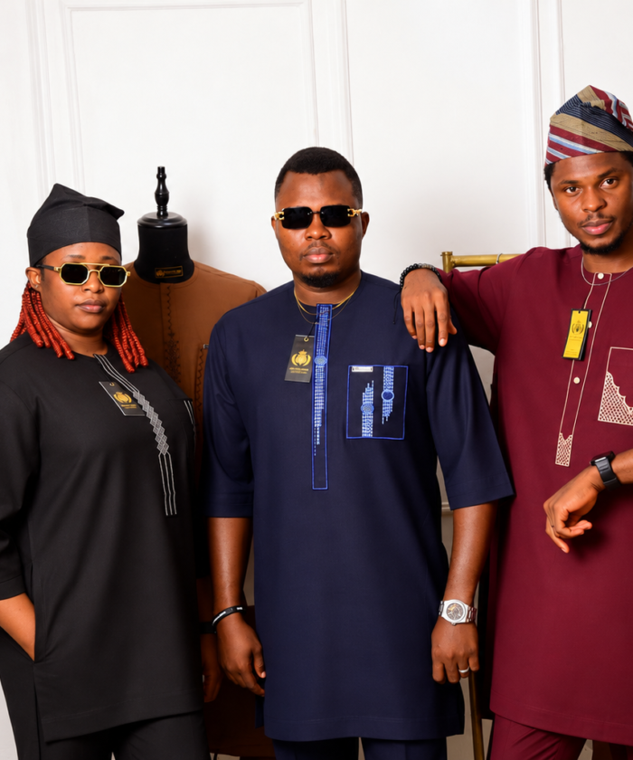 Heritage Menswear Trio in Studio