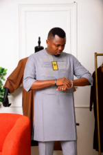 Modern African Menswear Studio Portrait