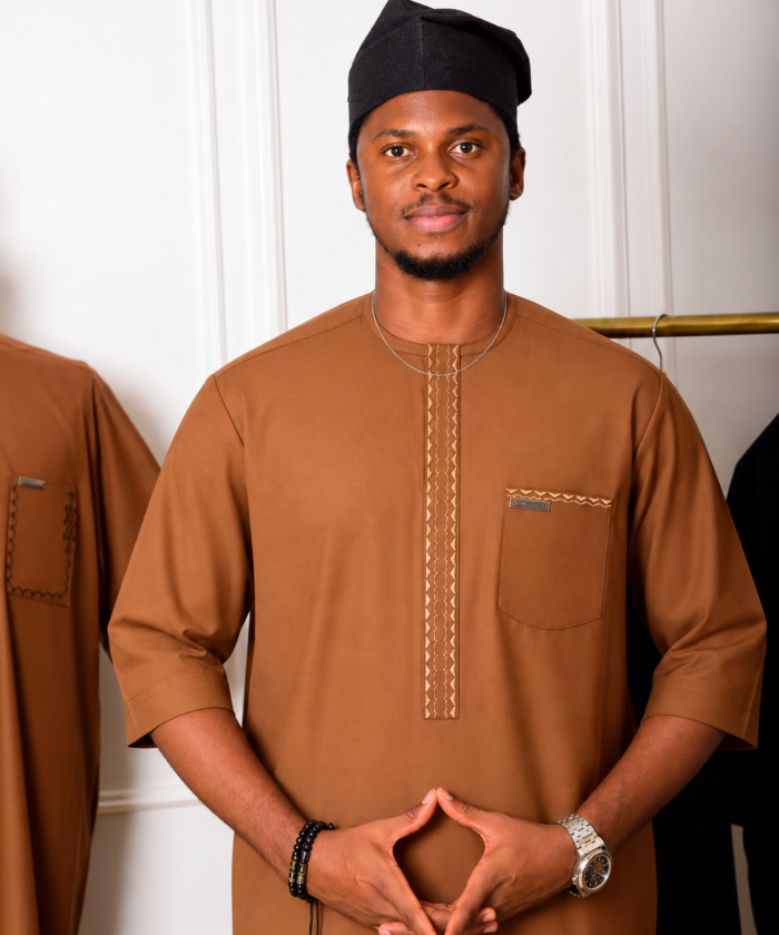 Polished Caramel Kaftan Portrait
