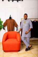 Modern African Menswear Studio Portrait