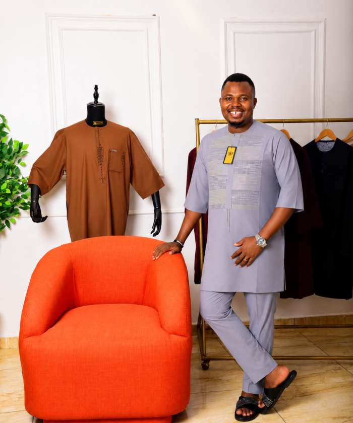 Modern African Menswear Studio Portrait
