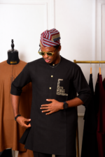 Pressed African Fashion Studio Portrait
