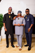 West African Trio in Coordinated Kaftans